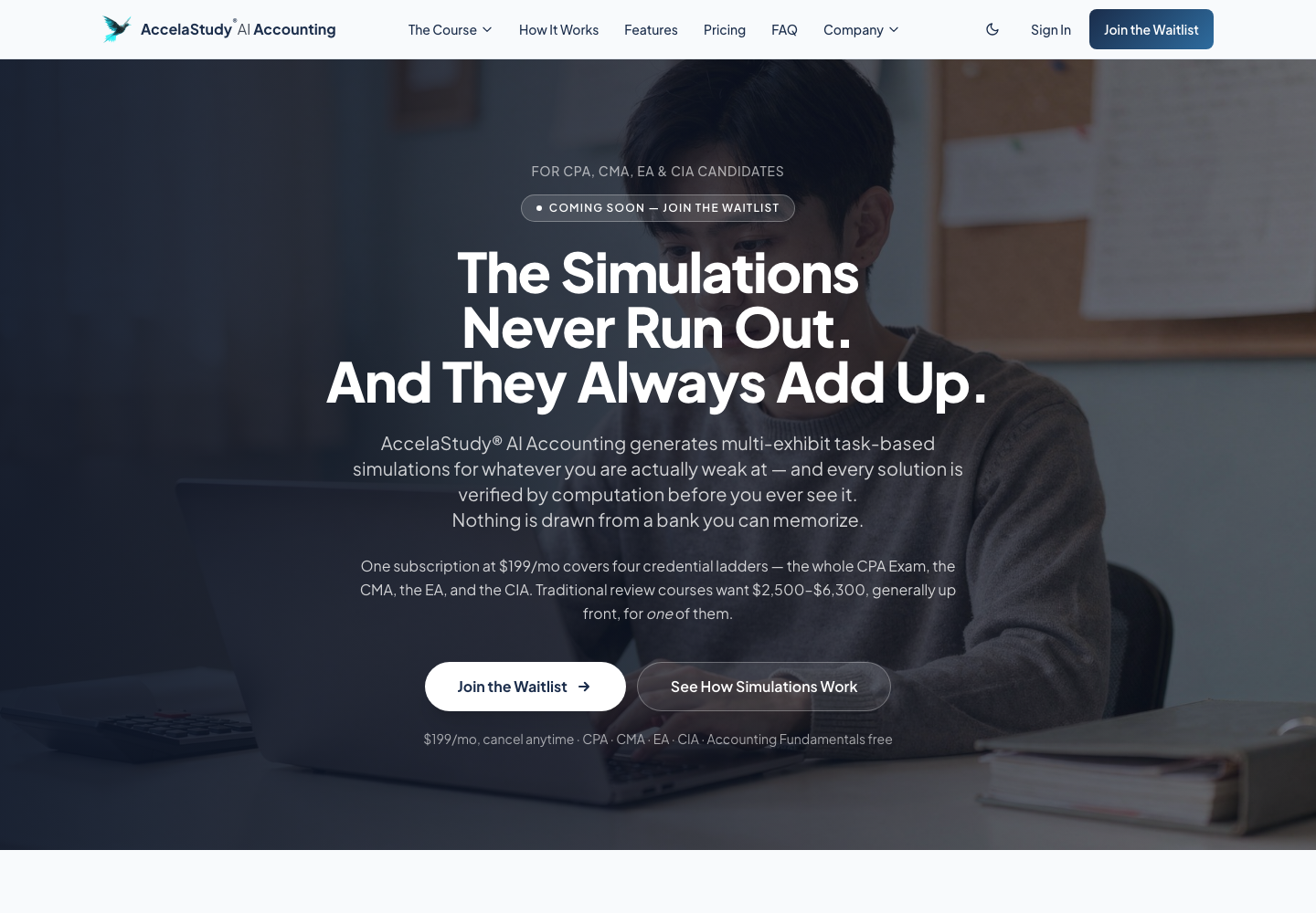 AccelaStudy AI Accounting preview