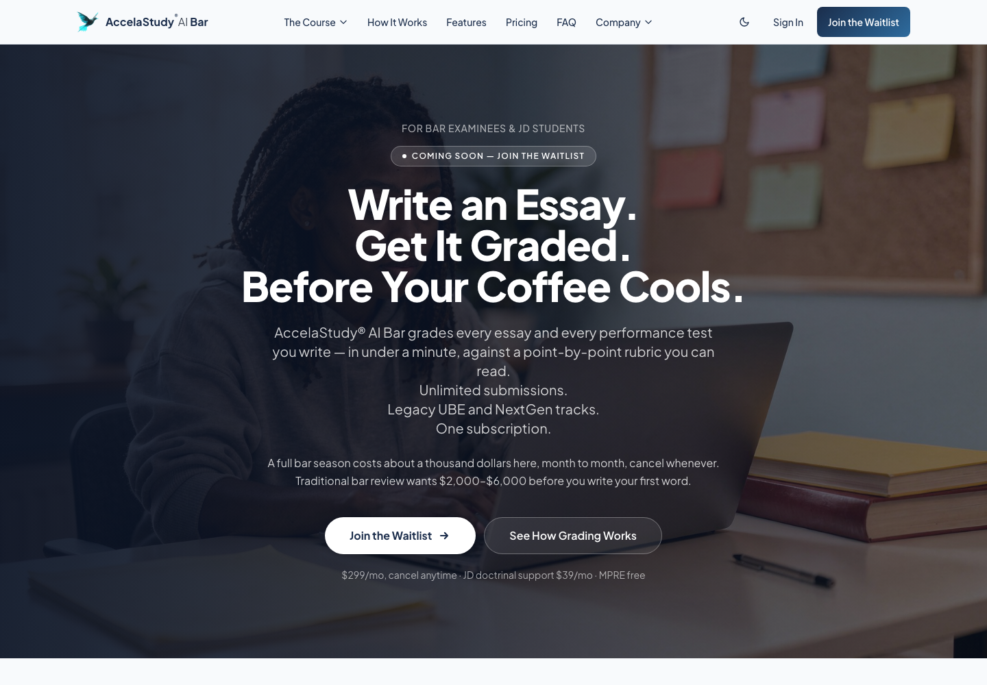 AccelaStudy AI Bar preview