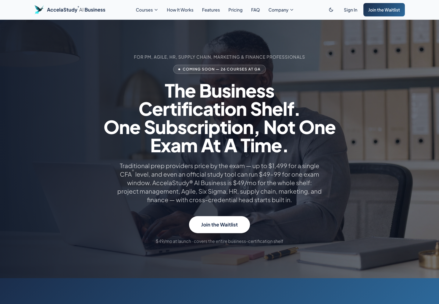 AccelaStudy AI Business preview