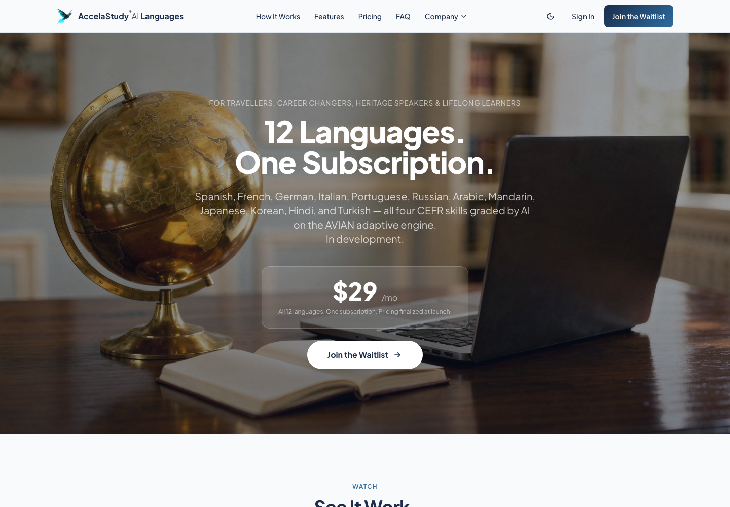 AccelaStudy AI Languages preview