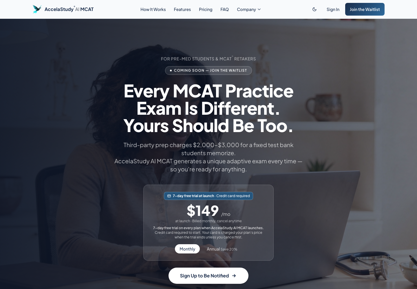 AccelaStudy AI MCAT preview